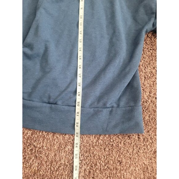 Nike Dry Versa Open Cage Back Lounge Sweatshirt Blue XXL 2XL Wmn LS Lagenlook - Picture 10 of 13